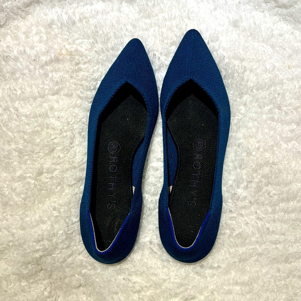 Rothy’s True Blue The Point Size 8